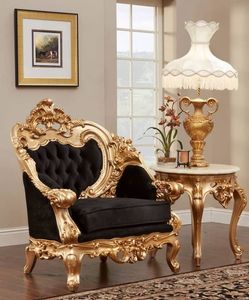 Sofá Clásico de Lujo con Mesa, Muebles de Madera Maciza para Sala de Estar, Apartamento y Oficina en Casa - Product Image 3