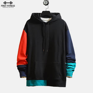 Sweat-shirts surdimensionnés à logo personnalisé Pullover Sweats à capuche unis et viergesSweatshirts à capuche unisexes en coton personnalisés pour hommes - Product Image 5