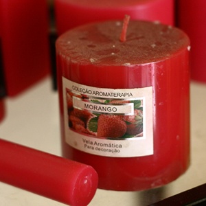 <b>Paraffin</b> Pillar Candle in Glass Jar Diameter 4'' Various Colors for Home Decor - Product Image 6