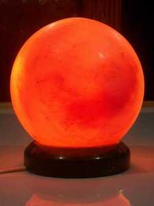 Lámpara de sal rosa del Himalaya tallada a mano en forma de bola diversas decoraciones incluye cuenco de flores huevo náutico vidrio crudo artesanías de ensueño - Product Image 4