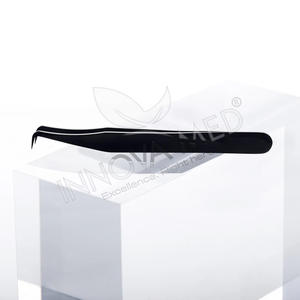 Pince à épiler Mega Volume Premium Black Plasma Color Fiber Tips Eyelash Extension Tools Beauty Tool - Product Image 4