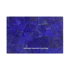 กล่องใส่เครื่องประดับทรงสี่เหลี่ยมลายหินอ่อน Lapis Lazuli สีฟ้าธรรมชาติขนาด10x7.5ซม. - Product Image 3