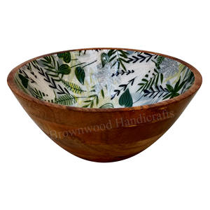 Long bol de service en bois de manguier durable et écologique, bol en bois fait à la main au design personnalisé pour le marché de gros à prix compétitif - Product Image 1