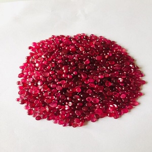 Pierre précieuse lâche rubis naturel ovale coupé rouge avec certificat IGI traité thermiquement - Product Image 2