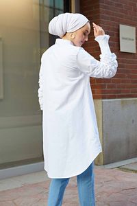 Robe africaine avec manches à volants, en popeline, vêtements islamiques, mode Abaya, tunique Hijab, modeste, nouvelle collection - Product Image 4