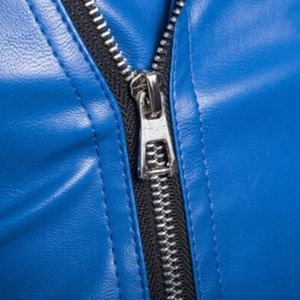 Autumn Winter <b>Men's</b> Casual Leather <b>Jacket</b> Waterproof Quick Dry Breathable Hooded Regular Fit <b>Long</b> Sleeve Fashion - Product Image 4