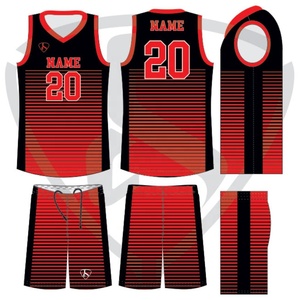 Maillots de basket-ball personnalisés pour hommes, vêtements de sport respirants, y compris maillots, chemises et shorts pour uniformes de basket-ball - Product Image 1