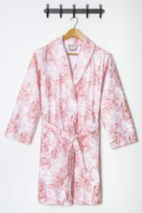 Polyester / Cotton <b>Women</b> Woven Digital Printed Bathrobes - Product Image 2