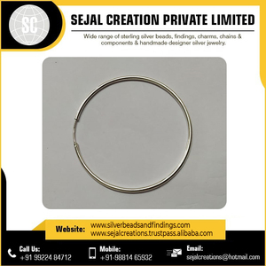 Fils d'oreille personnalisés 100% 925 crochet d'oreille de bijoux en argent pur de l'Inde fabrication de bijoux fils d'oreille en gros de vendeur et fournisseur indien - Product Image 3