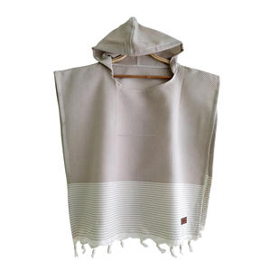 Hooded Pestemal Turkish <b>Towel</b> Beach Pool <b>Poncho</b> for All Sizes Cotton Castle pink <b>Girl</b> Boy <b>Towel</b> With Hood - Product Image 4