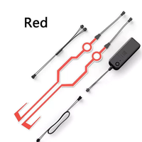 Motoo — phares LED pour motos, lampes de nuit, pour casque, à bande lumineuse, Signal lumineux, universel, étanche, 2 pièces