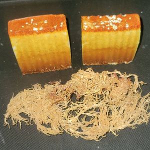 VIETNAM ORIGIN SEA MOSS <b>SOAP</b> TURMERIC INFUSED FOR ACNE AND DARK SPOT REMOVAL - Product Image 5