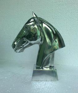 Collection de chevaux en aluminium, grande tête de cheval pour table - Product Image 4