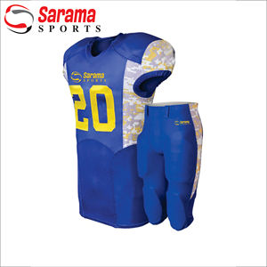 Il disegno del modello della maglia di Football americano di Football americano ha sublimato il <span class=keywords><strong>calcio</strong></span> all'ingrosso della maglia, - Product Image 2