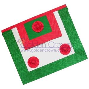 Delantal con solapa cuadrilátero Masters of St. Andrew de Escocia | Proveedor de delantal Masonic Regalia - Product Image 1