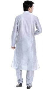 Kurta ชุดนอนผู้ชาย,ชุดนอนผ้าไหม Kurta Pajama ชุดเดรสผ้าไหมชุดแต่งงานชุดเพื่อนเจ้าสาว