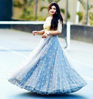 Robes longues de mariée vintage élégantes Lehenga Choli Robes de soirée pour femmes Robes longues élégantes Vêtements musulmans pour femmes