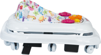 UniCare 2024 Tendance Trotteur Bébé 3-en-1 Bleu Foncé à 10 Roues, Cadre en Plastique Durable, Pliable, avec Plateau de Jeux Éducatifs pour 6-24 Mois