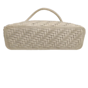 Sac à main fourre-tout tissé en cuir véritable personnalisable pour femmes, design portable fait à la main avec logo personnalisé pour toutes les saisons - Product Image 4