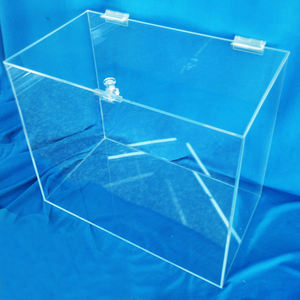 Caja de exhibición de compartimentos de estante de exhibición de acrílico transparente de cubo personalizado al por mayor - Product Image 1