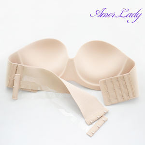 Sujetador Push-Up Invisible Cómodo y Sexy del Fabricante, sin Espalda, con Logotipo Estampado, sin Varillas, Acolchado, Disponible <span class=keywords><strong>para</strong></span> Bikini - Product Image 5