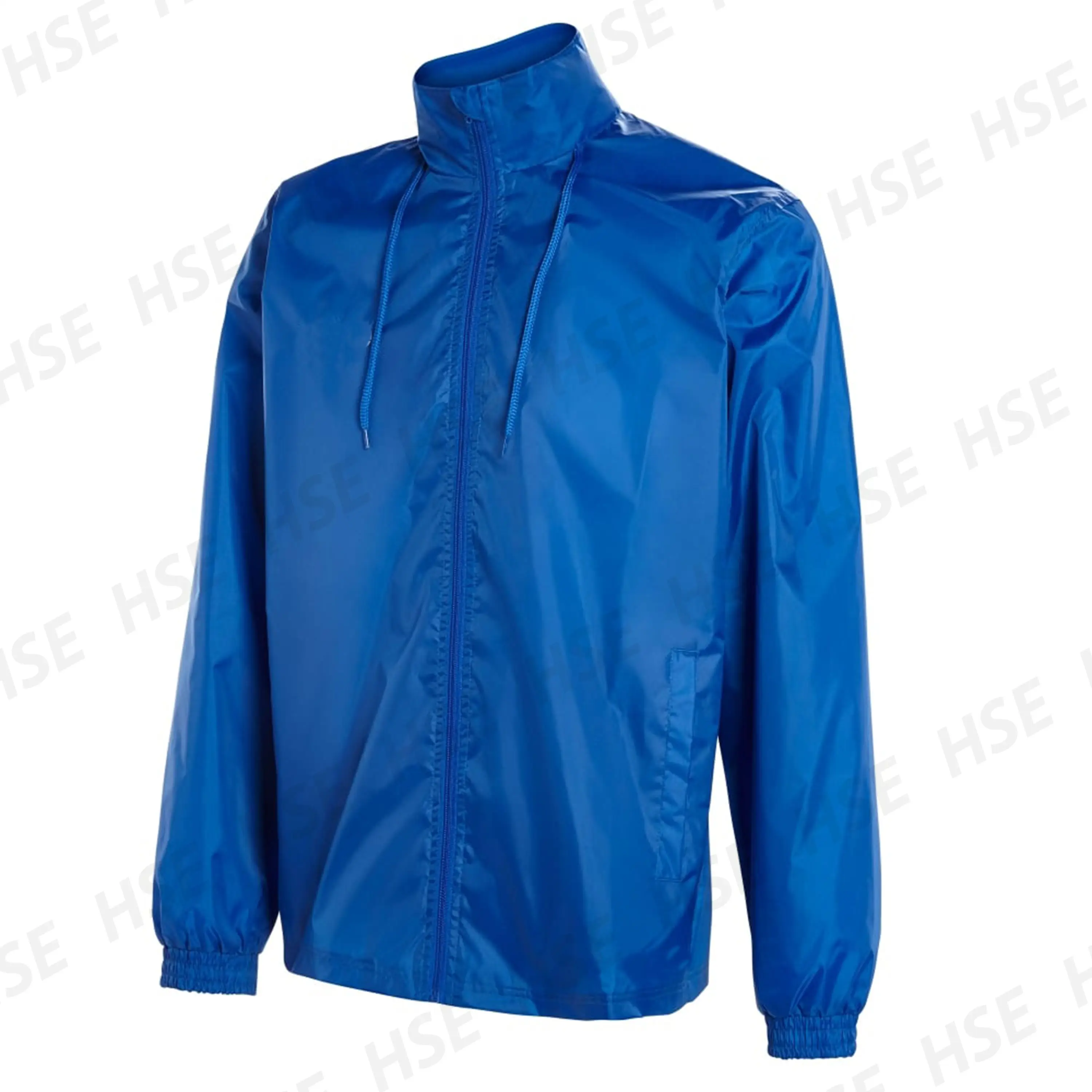 Men's Lightweight Windbreaker Jacket Water Resistant Shell Outdoor Hooded Coat