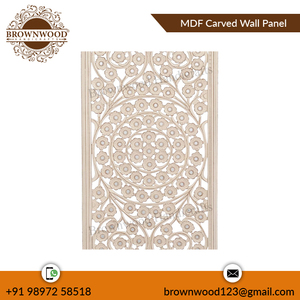 Chất Lượng Tốt Nhất 17Mm Độ Dày Handmade MDF Gỗ Khắc Tường Bảng Điều Chỉnh Tùy Chỉnh Thiết Kế Bằng Gỗ Panel Tường 120X60 Cm Ở Giá Rẻ Giá - Product Image 2