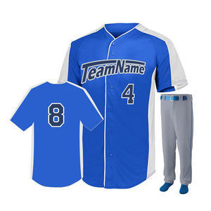Uniformes de Béisbol Personalizados de Alta Calidad, Transpirables, Antibacterianos, de Secado Rápido, 100% Poliéster, Ropa Deportiva, Nuevo Diseño, Venta al Por Mayor, Económicos - Product Image 3