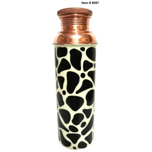 Highest Quality Copper Water <b>Bottle</b> Printed Copper Water <b>Drinking</b> <b>Bottle</b> for Decor and Gift at Reasonable Price - Product Image 6