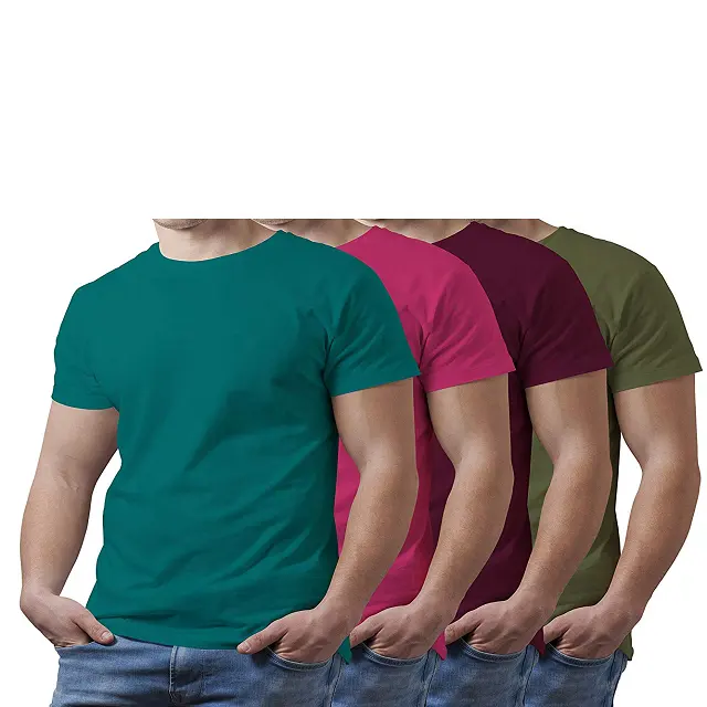 T-shirt en coton doux pour hommes, vêtements d'été simples, à la mode, collection 2020