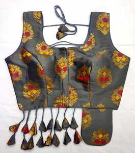 Hermosa hermosa blusa elegante con patrón con bolsillo útil con el mejor diseñador indio - Product Image 1