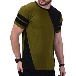 Camiseta con dobladillo curvo de ajuste Regular de algodón 100% para hombre, con estampado por sublimación, ropa deportiva de estilo callejero - Product Image 6