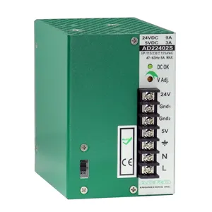 DIN RAIL 240W Dual Independent Output 24V Switching Power Supply