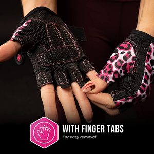 High Quality Half-Finger Workout Gloves for Women <b>Light</b> Palm Padded Custom Printing <b>Cheap</b> Prices for Gym and Sports Use - Product Image 6