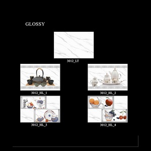 300x450mm กระเบื้องผนังห้องน้ำเคลือบเงาดีไซน์3D ล่าสุด - Product Image 2