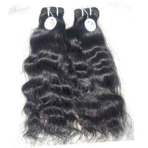 Extensions de cheveux humains indiens 100%, cheveux vierges non traités, postiches de cuticules alignées, cheveux crus, vente en gros - Product Image 5