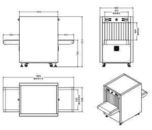 ZA6040 ระบบตรวจเอ็กซ์เรย์พัสดุไปรษณีย์สําหรับพัสดุและการตรวจสอบความปลอดภัยการจัดส่งทางไปรษณีย์ - Product Image 4