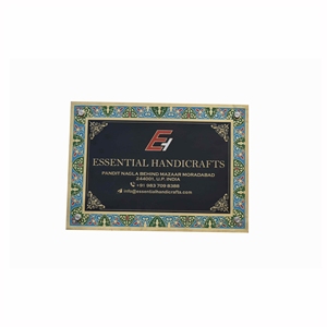 Etiqueta de nombre de latón relleno de color personalizado etiqueta de arte grabada para placas de nombre de puerta de hogar de oficina Industrial para uso de recuerdo - Product Image 2