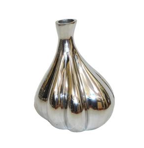 Vases floraux antiques en aluminium nickelé plaqué or brillant polonais moderne luxe fantaisie Offre Spéciale maison mariage décoratif - Product Image 2