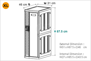Best Extra Large ABS Plastic School Pasdlock Lock locker - Product Image 6