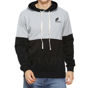 Sweat-shirts à capuche pour hommes de haute qualité, personnalisés avec logo, doublés, imperméables, respirants, en coton/polyester, prix bas, fabriqués au Pakistan, pour l'hiver - Product Image 1