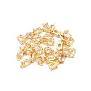 Collar Colgante Hecho a Mano Morganita Oval Cut Gemstone Charm Prong Style Conectores Latón Hallazgos Plateado MM Bead Proveedor Directo - Product Image 1