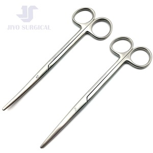 Hot Selling <span class=keywords><strong>14.5</strong></span> <span class=keywords><strong>cm</strong></span> CE Aprovado Aço Inoxidável Curativo Tesoura Manual Instrumentos Cirúrgicos Sharp ou Blunt Opção Disponível