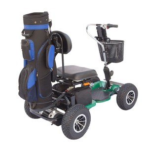 Carrello da Golf Elettrico Monoposto Pieghevole Smontabile con Maniglia a T - Product Image 2