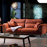 Ensemble de canapés Chesterfield turcs Verona avec structure en bois massif et design capitonné pour le marché britannique - Canapé moderne pour appartement, école, entrepôt