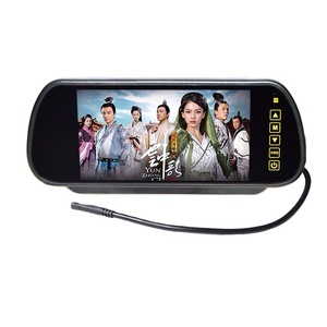 7 inch TFT LCD gương Màn hình HD xe Màn hình hiển thị cho xe đậu xe phía sau xem máy ảnh nhựa CE phổ 7 inch xe tựa đầu - Product Image 1