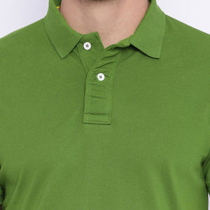 Piqué d'été 100% coton pour homme pour polo séchage rapide anti-rides à manches courtes tissu tricoté extensible à bas prix en ligne - Product Image 5