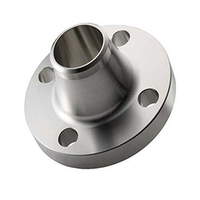 A182 F304/304L F316/316L B16.5 acier forgé longue bride de cou de soudure face surélevée norme ANSI/ASME pour l'utilisation de machines