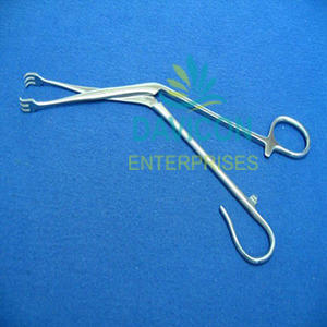 TIVNEN-Pince manuelle pour amygdales, instrument chirurgical en acier inoxydable à 3 broches, instrument manuel de saisie et de dissection des amygdales - Product Image 6