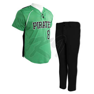 Uniforme de béisbol personalizado de alta calidad, conjunto transpirable de talla grande Unisex para adultos y jóvenes, diseño en blanco - Product Image 1